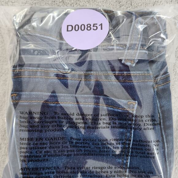 Love Soho Jeans Womens 3 Juniors Blue Mid Rise Skinny Dark Wash Stretch Denim - Picture 11 of 11